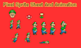 create professional pixel art sprite sheets, animations, and game assets
