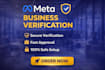setup meta business suite fix meta verification whatsapp api domain verification