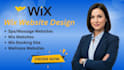 design a wix salon and spa website with appointment system