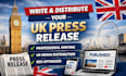 write distribute publish press release US UK press release publicist relation