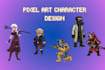 create pixel art character, sprite sheet, retro overworld sprite, 2d game assets