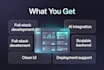 build ai website, web application development as full stack de