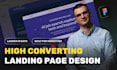 design and develop a landing page
