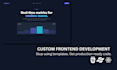 develop a sleek and functional landing page