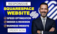 build squarespace website design squarespace website redesign squarespace expert