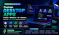 develop macos desktop application with clean ui and fast performance