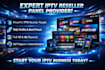 configure reseller strong8k, xui panel, dream4k panel, trex panel, mega panel