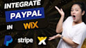 integrate paypal in wix website and add paypal button