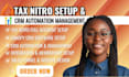 setup tax nitro canopy CRM with tax workflow automation full account setup