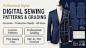 draft professional digital sewing patterns for apparel production