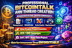 create professional bitcointalk ann thread with bbcode design