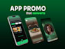 create high converting mobile app promo video with UI animation