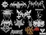 create gothic, black metal, death metal font logo