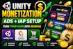 implement ads and in app purchases in your unity game