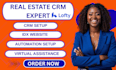 setup lofty crm lofty idx website lofty automation lofty smartplan lofty ai VA