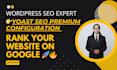 configure yoast SEO premium for maximum google ranking and website optimization