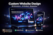 create a stunning 3d animated website with chatbot
