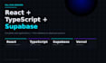 build an ai powered full stack react and supabase web app