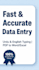 do fast and accurate data entry,