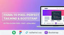 convert figma to pixel perfect tailwind or bootstrap