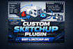 develop custom sketchup plugin using ruby and sketchup API