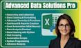 help you in advance excel , tableau ,spss , jamovi and python data tasks