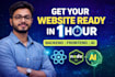 make website for you in 1 hour