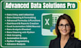 help you in advance excel , tableau ,spss , jamovi and python data tasks