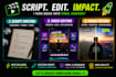 write scripts and edit short form videos