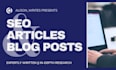 seo blog articles and website content