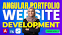 build a responsive angular portfolio website