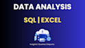 analyze data using sql and excel and deliver insights