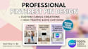 design professional pinterest pins and social media posts