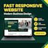 create a high converting responsive business website