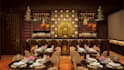 create 3d photorealistic restaurant and cafe interior design with floor plans