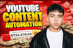 develop a viral ready youtube automation setup with cash cow strategy