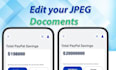 edit your docoment in jpeg