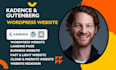 kadence wordpress website using gutenberg, kadence blocks, kadence pro, spectra