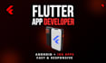 build flutter mobile app with backend API