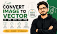 vectorize business logo t shirt artwork and branding graphics professionally