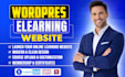 build wordpress lms website for online courses using learndash or tutor lms