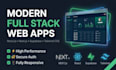 do full stack website development using supabase, react js, and next js