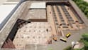 create 3d construction animation 3d building crane sequence stages