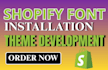 design shopify store installation for your store