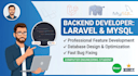 develop, fix, or optimize backend applications in laravel and mysql