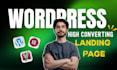 design wordpess website and landing page design with elementor pro