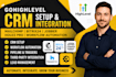 setup gohighlevel crm mailchimp bitrix24 jobber houzz pro workflow integration