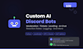 build a custom ai powered discord bot for your server