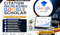 increase google scholar citation