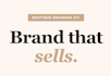 create a complete brand identity kit for your online boutique